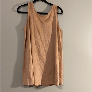 SUEDE DRESS